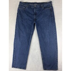 Levi's Jeans Men's 550 Blue Denim Straight Leg Jeans‎ Size 46x32